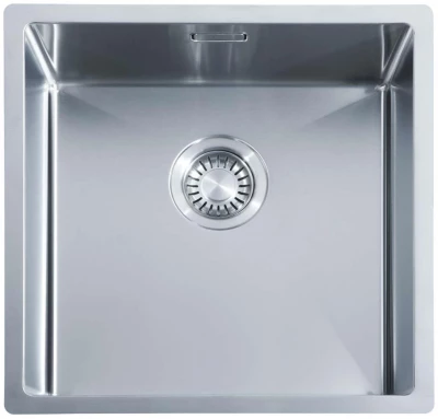 ABK Bingara 40fvi chiuvetă din oțel inoxidabil 40x40cm montaj la nivel sub blat și la suprafață  BIN40FVI