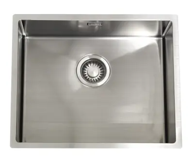 ABK Bingara chiuvetă din oțel inoxidabil 50x40cm montaj la nivel sub blat și la suprafață BIN50FVI