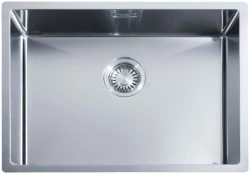 ABK Bingara chiuvetă din oțel inoxidabil 55x40cm montaj la nivel sub blat și la suprafață BIN55FVI