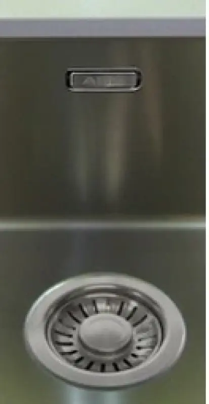 ABK Baronga chiuvetă mare pătrată din oțel inoxidabil 46x46 cm montaj la nivel sub blat și la suprafață BAR46FVI