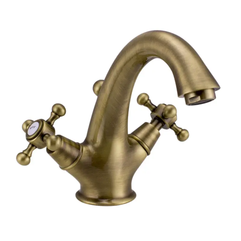 Robineta de amestec pentru chiuvetă Huber Victorian, bronz VT00051027