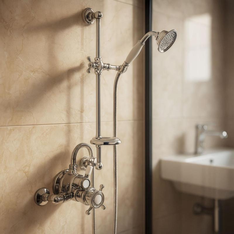 Huber Victorian Set de duș termostatic, crom 190R.VT01H.CR