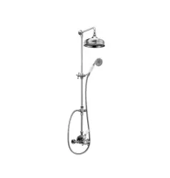 Setul de duș termostatic Huber Victorian, 20cm, bronz 590.VT21H.BA
