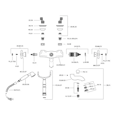 Robineta de baie Huber Croisette cu termostat, bronz CST3301027