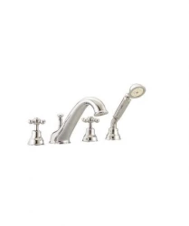 Cisal Arcana Ceramic 4-găuri Robinet baie montaj pe marginea băii 3/4" Bronz AC00026427