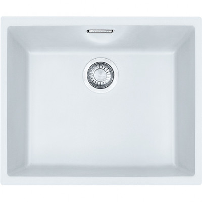 Franke Sirius 2 S2D 110.50 chiuveta albă din material plastic 50x41cm pentru montare sub blat 125.0252.224