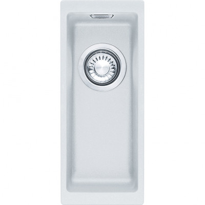 Franke Sirius 2 S2D 110.16 chiuvetă mică de plastic albă 16x41cm de sub blat 125.0252.233