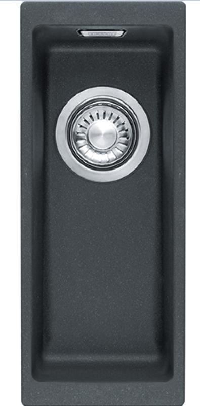 Franke Sirius 2 S2D 110.16 chiuvetă neagră din plastic 16x41cm sub blat 125.0252.231