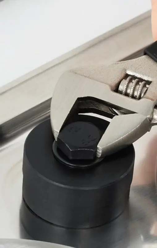 Pure.Sink Universal Găuritor pentru chiuvetă din oțel inoxidabil Gaură de scurgere 35 mm PSAC-12