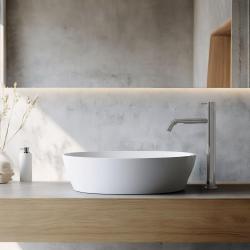 Robinetele de chiuvetă Waterevolution Flow cu gura înaltă pentru chiuvetele de spălat, includând dop de click, cromate T11501.