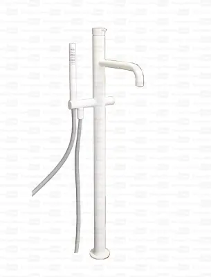 Robineta de baie independentă Waterevolution Flow, cu duș manual, alb mat, T133BR.