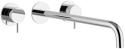 Waterevolution Flow 3-găuri robinet de chiuvetă incorporat crom cu gură de 25 cm 1208511212