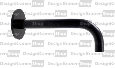 Evolutia apei Robinet de baie cu jet negru mat 15cm T1671-15PR