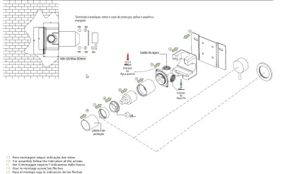 Waterevolution Flow inbouw mengkraan mat zwart incl. inbouwdeel T11842PR
