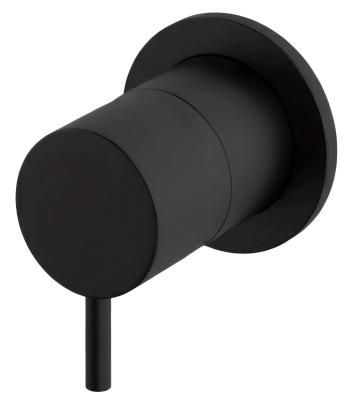 Waterevolution Flow inbouw mengkraan mat zwart incl. inbouwdeel T11842PR