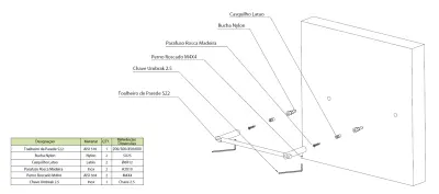 Suport pentru prosoape Waterevolution S22, 20 cm, din oțel inoxidabil, cod A410IE.