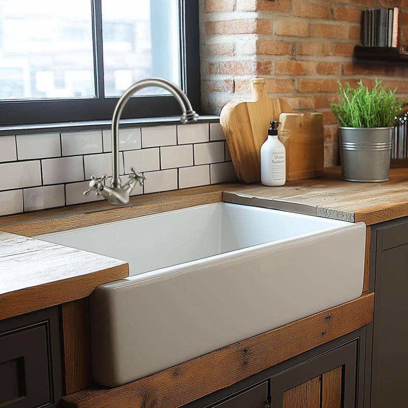 PB Robinet de bucătărie nostalgi  V1905 din oțel inoxidabil