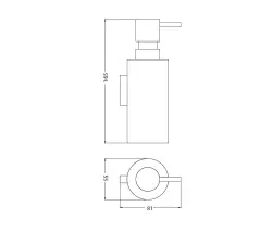 Dispenser de săpun Waterevolution Deep alb mat A226BR