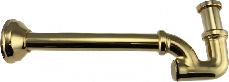 Sifon clasic de chiuvetă PB Unix, metal aur, cod 1208676942.