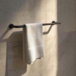 Suportul pentru prosop Waterevolution flow, cu o lungime de 35 cm, culoare negru mat A111PR.