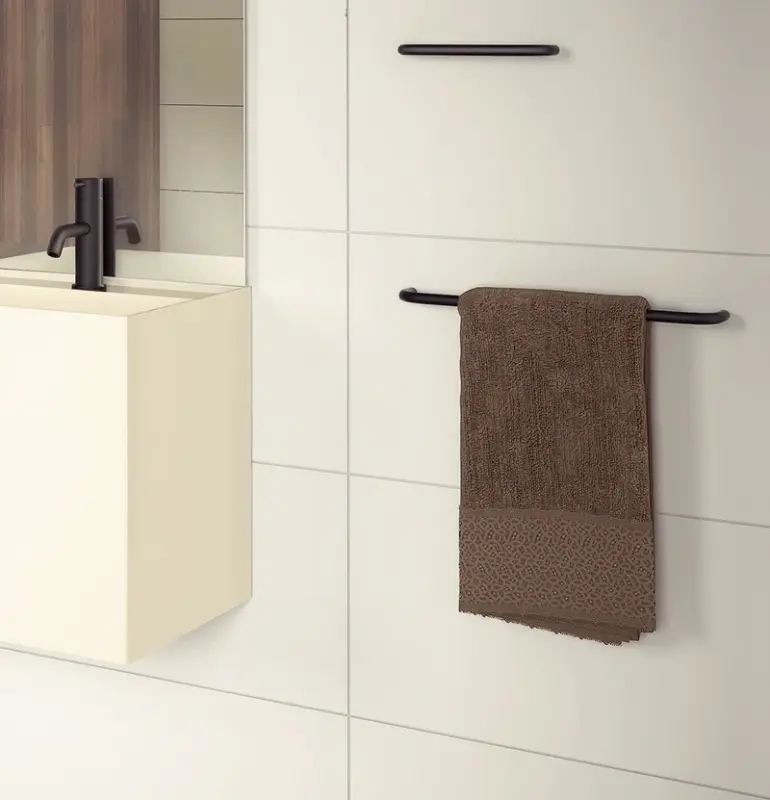 Suportul pentru prosop Waterevolution flow, 60 cm, negru mat, A112PR