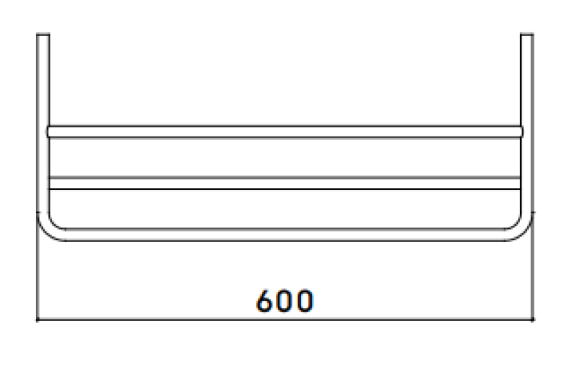 Suport pentru prosoape Waterevolution flow, alb mat, A118BR.