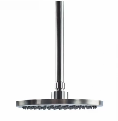Duș principal Waterevolution Flow de 250mm cu conectare la tavan, complet din oțel inoxidabil T1642IE