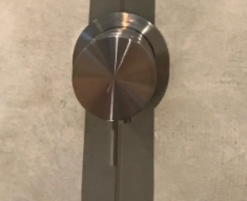 Waterevolution Flow termostat de duș încastrat din oțel inoxidabil masiv cu rozetă rotundă T142TBIE 1208816582