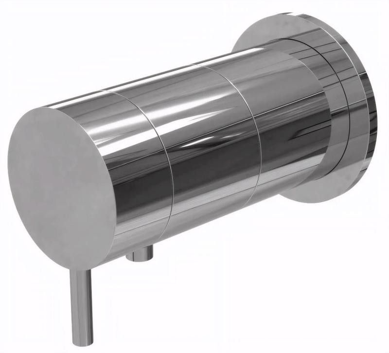 Waterevolution Flow termostat de duș încastrat rozetă rotundă crom T142TB01