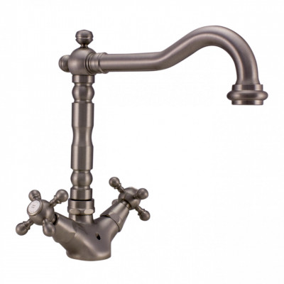PB robinet clasic pentru chiuvetă cu butoane puternice și gură de scurgere de 18,5 cm din oțel inoxidabil 1208854972.