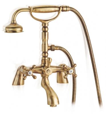 Setul clasic de robinet pentru cada PB cu butoane puternice, inclusiv duș manual, din oțel inoxidabil, cod 1208855232.