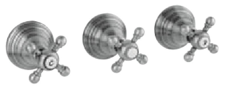 Setul de duș încorporat PB clasic cu 2 căi, cu comutator și butoane puternice, cromat 1208855362.