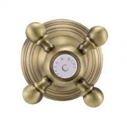 Robineta de oprire incastrata PB cu maner puternic, bronz 1208855572.
