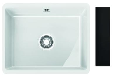 Franke chiuvetă Fraceram Kubus KBK110.50 Antracit mat submontare 1260380350