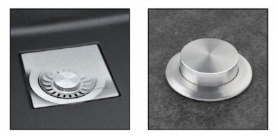 Franke Kubus KNG 110.62 chiuvetă 72x42 granit alb sub blat cu orificiu pentru robinet 125.0512.517
