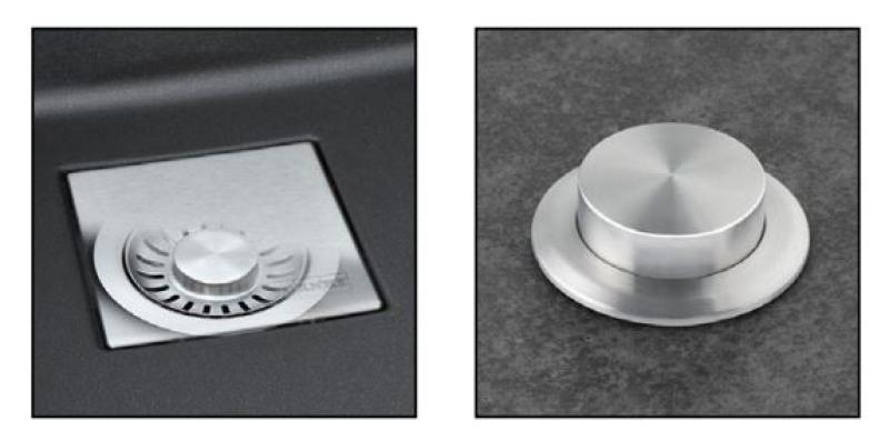 Franke Kubus KNG 110.62 Chiuvetă 72x42 granit gri montaj sub blat cu orificiu pentru robinet 125.0512.518