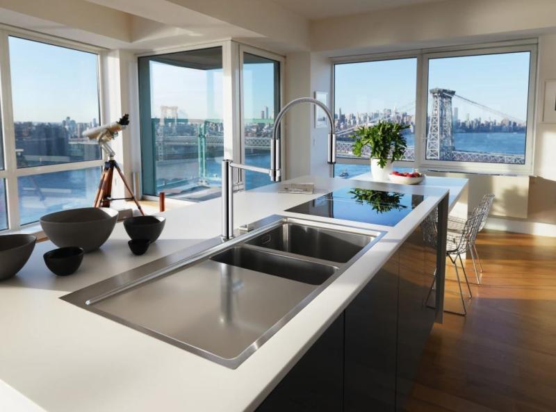 Franke Pescara Semi Pro 360 Robinet de bucătărie cu duș flexibil cromat 115.0393.976