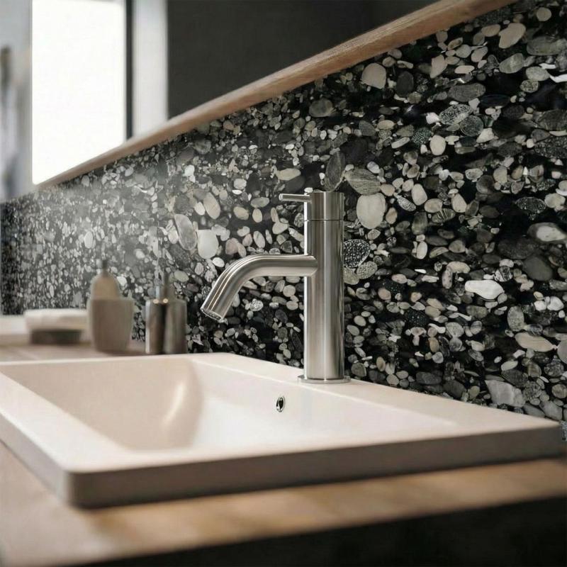 Robinetul de baie Waterevolution Flow, din oțel inoxidabil, T1101AIE