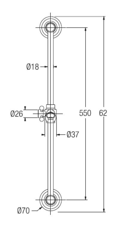 Setul clasic de bară de duș cu duș manual și furtun de duș PB, bronz 1208899102