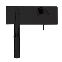 Robinetele de baie încorporate Waterevolution Flow, cu placă de acoperire completă din oțel inoxidabil, cu gură de scurgere de 25 cm, T1161BIE-25.