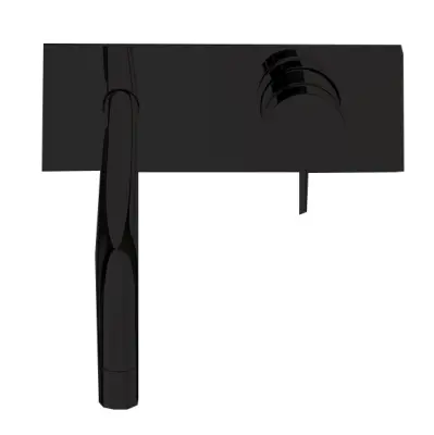 Robinetele de baie încorporate Waterevolution Flow, cu placă de acoperire completă din oțel inoxidabil, cu gură de scurgere de 25 cm, T1161BIE-25.