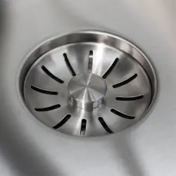 Lorreine 3434SP Superplug, chiuvetă cu două cuve din oțel inoxidabil 3434 cm, montaj suprafață și subblat, 1208920512