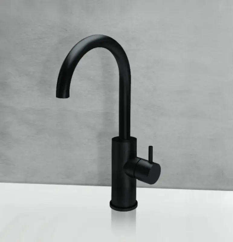 Robineta de chiuvetă Waterevolution Flow, model înalt, finisaj negru mat T1121FUPR