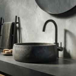 Robinetele de bazină Waterevolution Flow, model înalt, finisaj PVD gun metal T1121FUGME