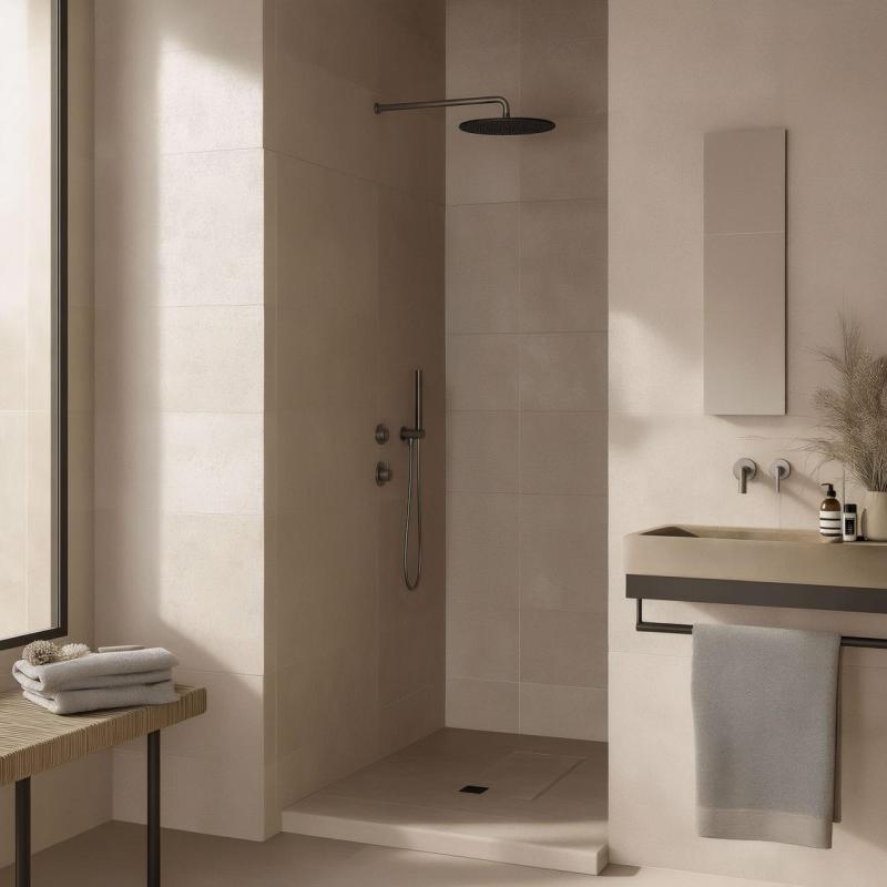 Waterevolution Flux termostat de duș încorporat cu 1 robinet de comutare complet din oțel inoxidabil 1208920976.