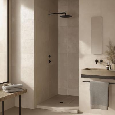 Waterevolution Flow termostatul de duș încorporat cu 1 robinet de oprire, negru mat, 1208920977.