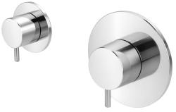 Waterevolution Flux încorporat termostat de duș cu 1 robinet de oprire cromat 1208920980
