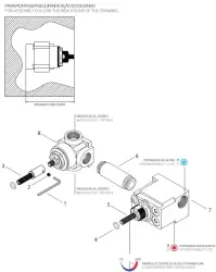 Waterevolution Flux încorporat termostat de duș cu 1 robinet de oprire cromat 1208920980