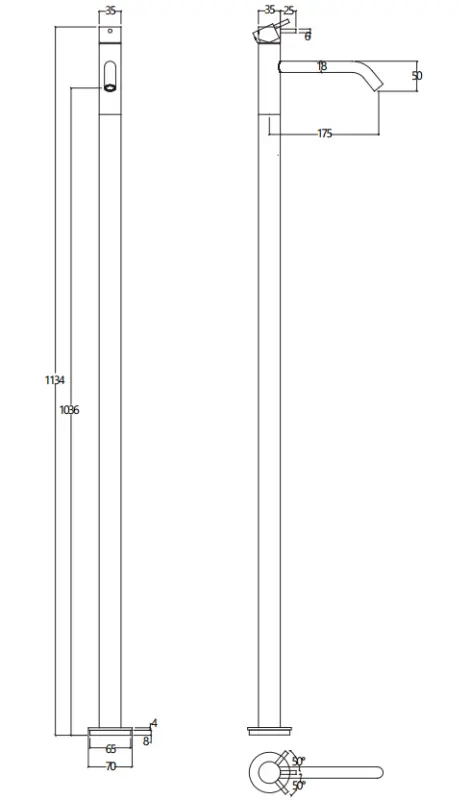 Robinetele de chiuvetă Waterevolution Flow sunt realizate din oțel inoxidabil și pot fi montate independent de chiuvetă. Acestea sunt disponibile în varianta T113IE.