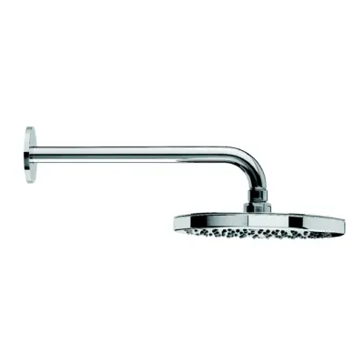 Duș principal Waterevolution Flow de 200mm cu conexiune la perete Cupru Periat T1641CPE